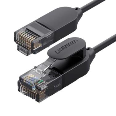 Imagem de Cabo de Rede Lan Rj45 10gbps Cat6 10 Metros Preto Conexão Plug and Play Transferência até 10Gbps Ideal para Laptop Desktop Roteador Largura de Banda até 500MHz MPOWER