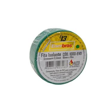 Imagem de Fita Isolante 10m Verde Enerbras Enerbras