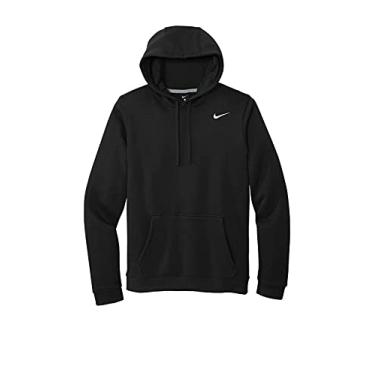 Imagem de Nike moletom masculino com capuz preto/branco nkCJ1611 010, Black / White, Large