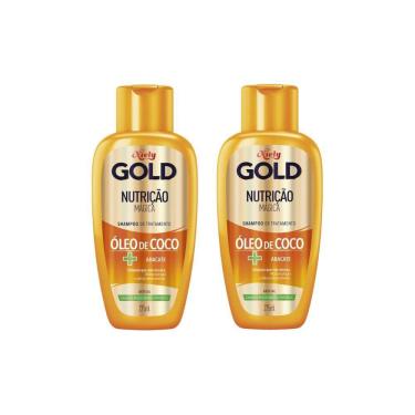 Imagem de Shampoo Niely Gold 275ml Nutriçao Poderosa - Kit C/2un