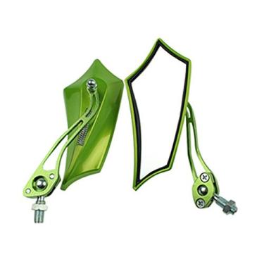 Imagem de ESUPPORT Verde Universal Motocicleta Motocicleta Bicicleta 8 mm 10 mm Espelho Lateral Retrovisor Lateral Scooter ATV