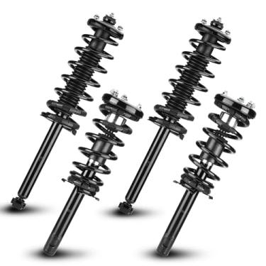 Imagem de Conjunto de mola de bobina amortecedora de choque dianteiro traseiro completo para Honda Accord 1998-2002, substitui 171691L 171691R 171299 (conjunto de 4)
