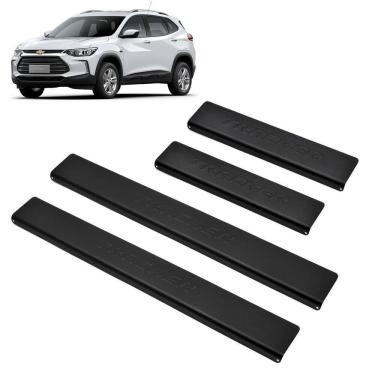 Imagem de Soleira aluminio preta black  brasikar tracker 20-23