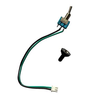 Imagem de 2011-5 Fishing Bait Boat Power Switch Kit -, Easy Installation | Design for Remote Control RC Boat - Black and Red Color - Replacement Switch Accessory