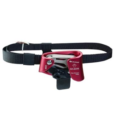 Imagem de S.E.PEAK Foot Ascender Upgrade Foot Riser 140 kg Equipamento de Rapel Forte para Arboristas de Escalada em Rocha, Resgate de Escalada, Montanhismo, Corda de 8 ~ 13 mm, Pé Direito, 4 KN, Vermelho