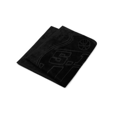 Imagem de Toalha De Piscina Jacquard Time Santos Buettner Preto