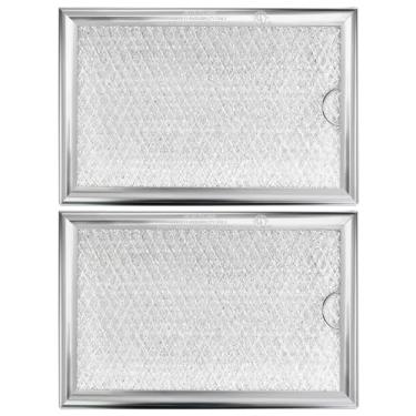 Imagem de LUBIYACK 2 peças de substituição de filtro de graxa de micro-ondas para LG 5230W1A012B, substituição do filtro de microondas 19,4 cm x 13 cm de substituição do filtro de graxa