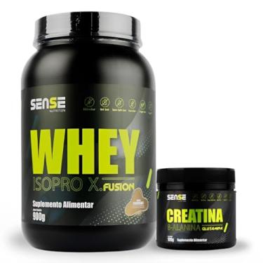 Imagem de Kit Whey Iso Pro X Fusion 900g + Creatina Beta Glutamina 100g (900g, Chocolate)