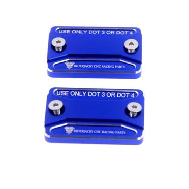 Imagem de Riderjacky Tampa do reservatório de fluido de freio dianteiro e traseiro acessórios de motocicleta para Honda CB400X CB400 X CBR400R 2013-2017, CB400F 2013-2016, CB500X CB500 X CB500F CBR500R