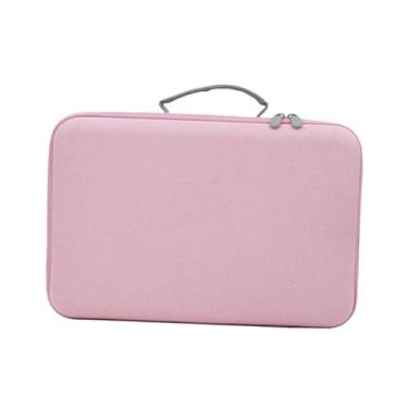 Imagem de Generic Estojo de transporte para secador de cabelo, bolsa de armazenamento para secador de cabelo, capa dura à prova de choque, fácil de transportar, Rosa