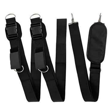 Imagem de Alça de Caiaque, Alça de Armazenamento de Parede Alça de Argola Ajustável Pendurar 2 Ganchos para Surf Bodyboard