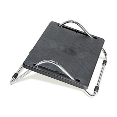 Imagem de Apóia pé cromado para Escritóro Linha Apóia Pé Preto - Design Office