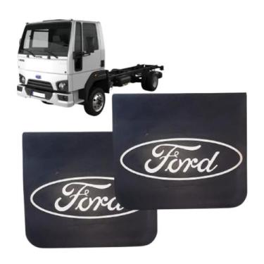 Imagem de Par Apara Barro Carreta Caminhao Ford Cargo Alto Relevo 57x40 - STORE 