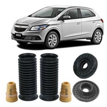 Imagem de Par Coxim Batente Coifa Diant Gm Onix 2017 2018 2019 - Auto Flex