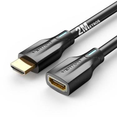Imagem de Cabo Extensor HDMI 2.1 8k Blindado Banhado Ouro Vention 2m