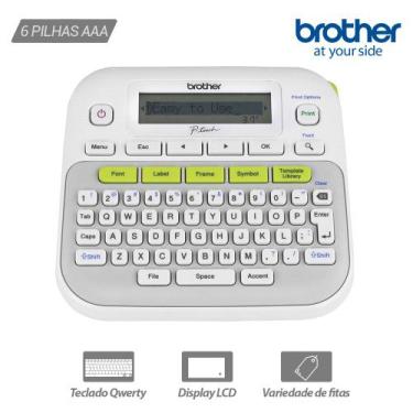 Imagem de Rotulador Eletronico Portatil Brother Ptd210, BROTHER