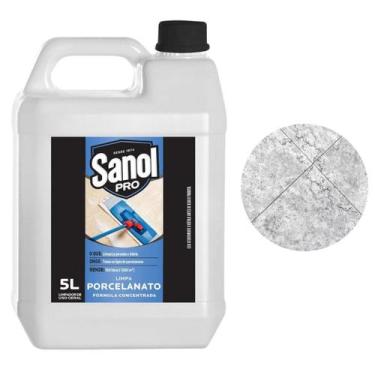 Imagem de Limpador Porcelanato Super Concentrado Geral 5lts Sanol Pro, Incolor