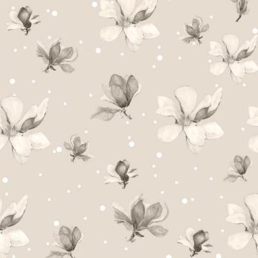 Imagem de Papel de parede Para Quartos E Sala contemporâneo Com Flores 1 Metro -