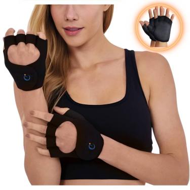 Imagem de Luva Academia Musculação Strap Exercícios Pegar Peso Proteção Treino Feminina Masculina