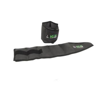 Imagem de Par Caneleira Tornozeleira material sintético Profissional 3 Kg - Kl M