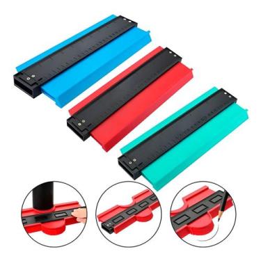 Imagem de Copiador Contornos Gabarito 27cm Modelador Medidor Perfil - ZEM