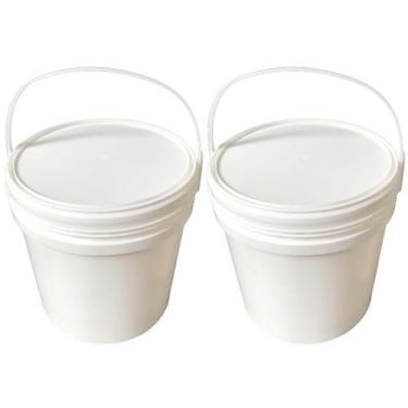Imagem de Balde Plástico 10L Para Lenço Umedecido 2 Pçs - Nastripack