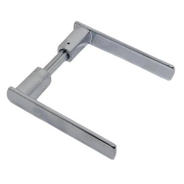 Imagem de Maçaneta Porta Fechadura Modelo Alavanca Cromado Universal - Stam