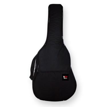 Imagem de Capa Bag Case Violão Flat Acolchoada Impermeável Semi Luxo - Bonga