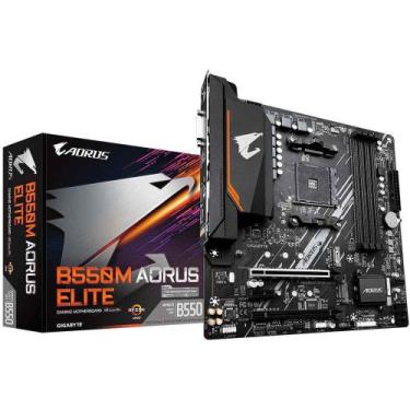 Imagem de Placa Mãe Gigabyte B550M Aorus Elite R1.3, DDR4, AM4, Micro ATX