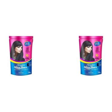 Imagem de Hene em Gel Perfumado Modelo Alisador Ultra Negro 03x180gr Preto Forte