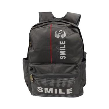 Imagem de Mochila Escolar Reforçada Infantil Adulto Smile 8509 ENVIO IMEDIATO - 