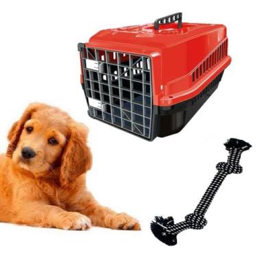 Imagem de Mordedor Corda Interativo + Caixa Transporte Pet N4 Chalesco - MecPet