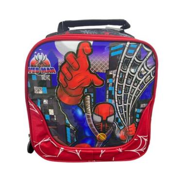Imagem de Lancheira Spider Térmica Aranha Herói Escolar  - Vozz