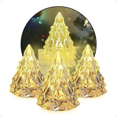Imagem de Kit 3 Luminária De Mesa Decoração Cabeceira Árvore De Natal - Hxt