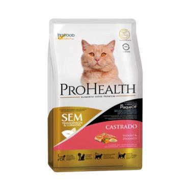 Imagem de Ração ProHealth para Gatos Adultos Castrados Sabor Salmão, 500g