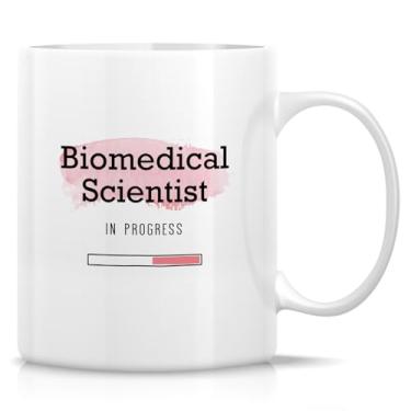 Imagem de Retreez Caneca de carregamento engraçada de cientista biomédico - Caneca do futuro cientista biomédico - xícara de café ou chá de cerâmica de 325 ml - presente bem-humorado para estudante de biologia