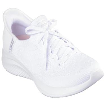 Imagem de Skechers Tênis feminino Martha Stewart Ultra Flex 3.0-Back on Track Hands Free Slip-ins, Branco, 39