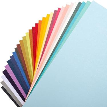 Imagem de Gartful Papel de cartolina brilhante de 30 cores – 21,6 x 28 cm, 40,8 kg, papel perolado para uso DIY, confecção de cartões, convite, material de escritório escolar, decoração de festa, 90 folhas