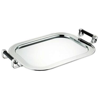 Imagem de Bandeja Oblonga com Alça de Madeira - St James