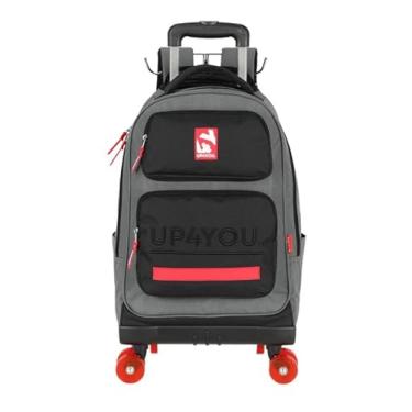 Imagem de Mochila Carrinho Luxcel Up4 Cinza Mc49212up