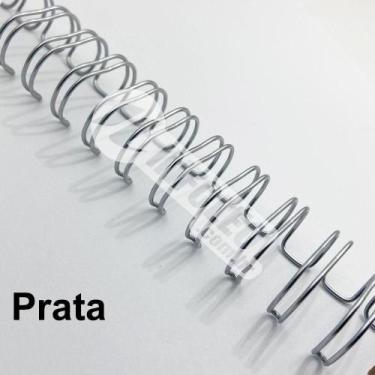 Imagem de Wire-o Espiral 7/8" Prata 2:1 23 anéis - 2 unidades