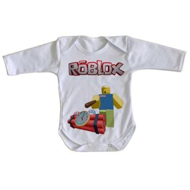 Imagem de body nenê criança roupa bebê manga longa Roblox Bomba - Empório Dutra,