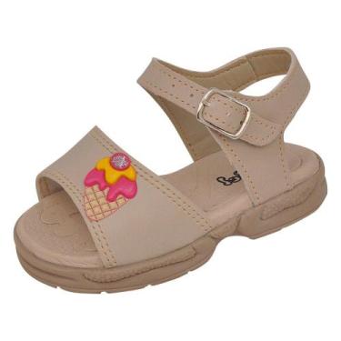Imagem de Sandália Ortopédica Infantil Menina Sorvete Marfim - Raniel Calçados, 