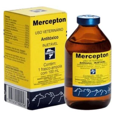 Imagem de Mercepton Injetável - 100ml - Antitóxico - Bravet