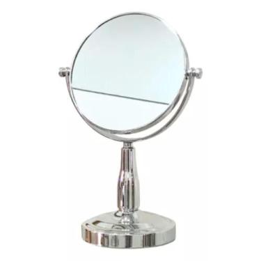 Imagem de Espelho De Mesa Com Aumento 2x Dupla Face P/ Penteadeira - PGB