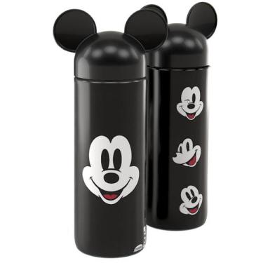 Imagem de Garrafinha de Água Escolar Infantil 500ml Mickey Minnie Menino Menina 