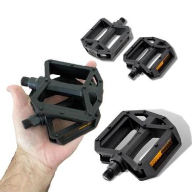 Imagem de Pedal Plataforma Nylon Rosca Grossa Paco C/esfera E Refletor