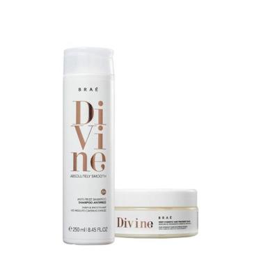 Imagem de Kit Braé Divine Anti Frizz Shampoo Máscara (2 produtos)