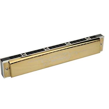 Imagem de Gaita Tremolo de 24 Buracos, Chave de Gaita Tremolo de e Profissional Tremoloharp Instrumento Musical de para Crianças Iniciantes (Tecla E)