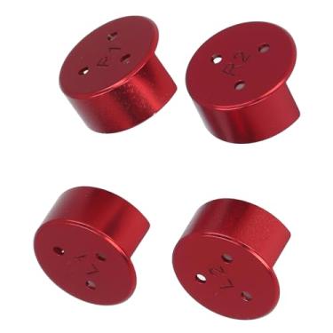 Imagem de 4 Tampões do Motor do Zangão Dos Pces, Tampões Protetores da Liga de Alumínio Protetora Dustproof Cobre Acessórios do Zangão Compatíveis Com Avata 2 (vermelho)